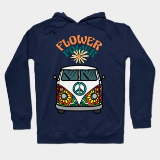 Flower power retro Hoodie